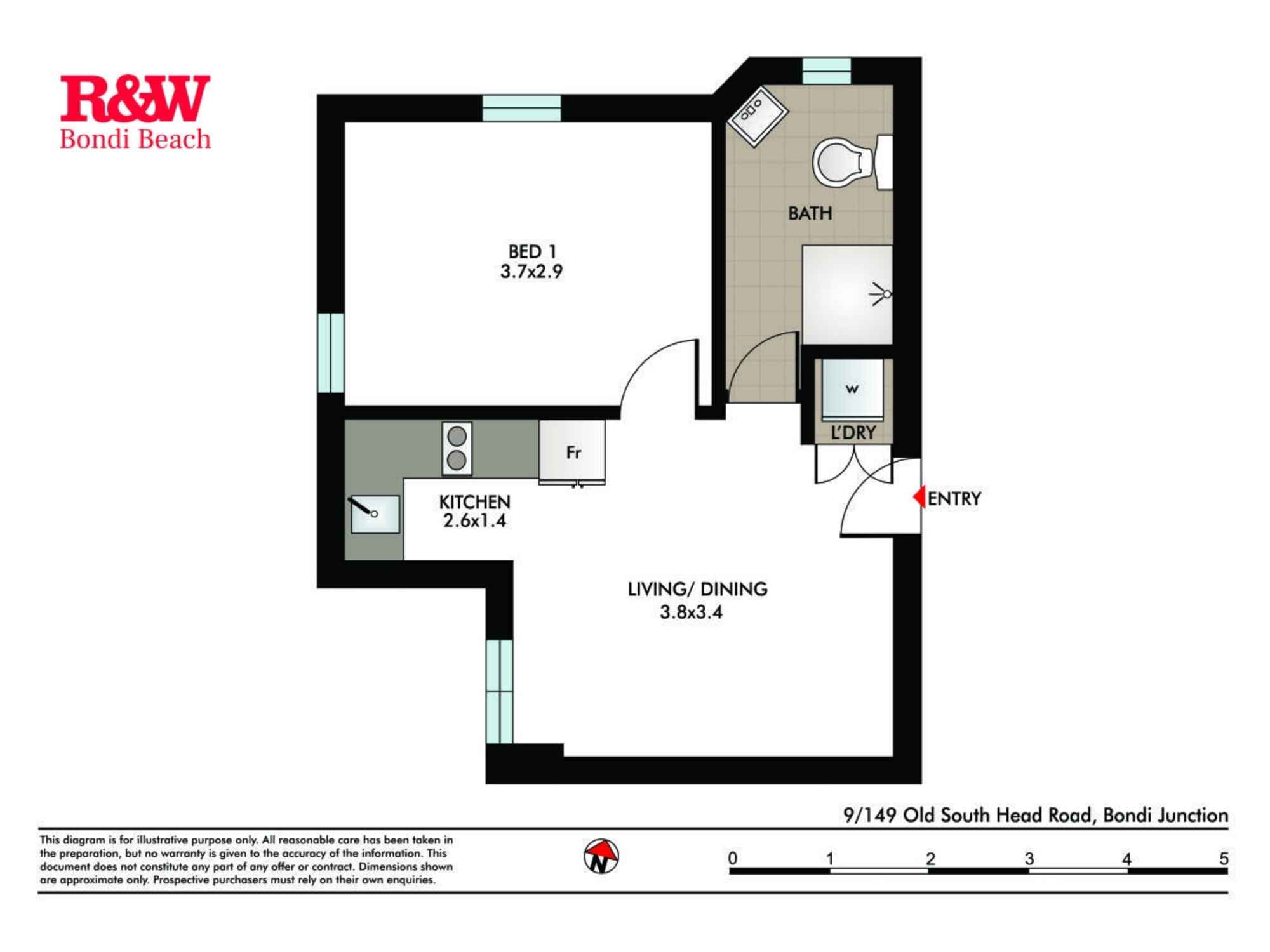 9/149 Old South Head Road Bondi Junction