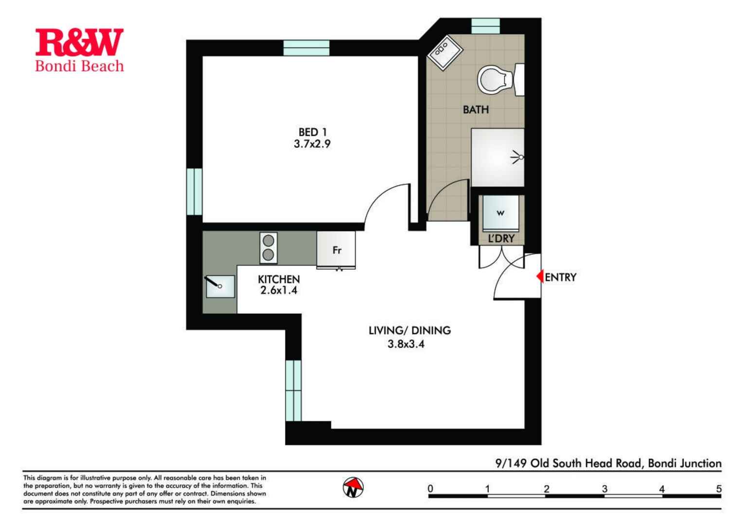 9/149 Old South Head Road Bondi Junction