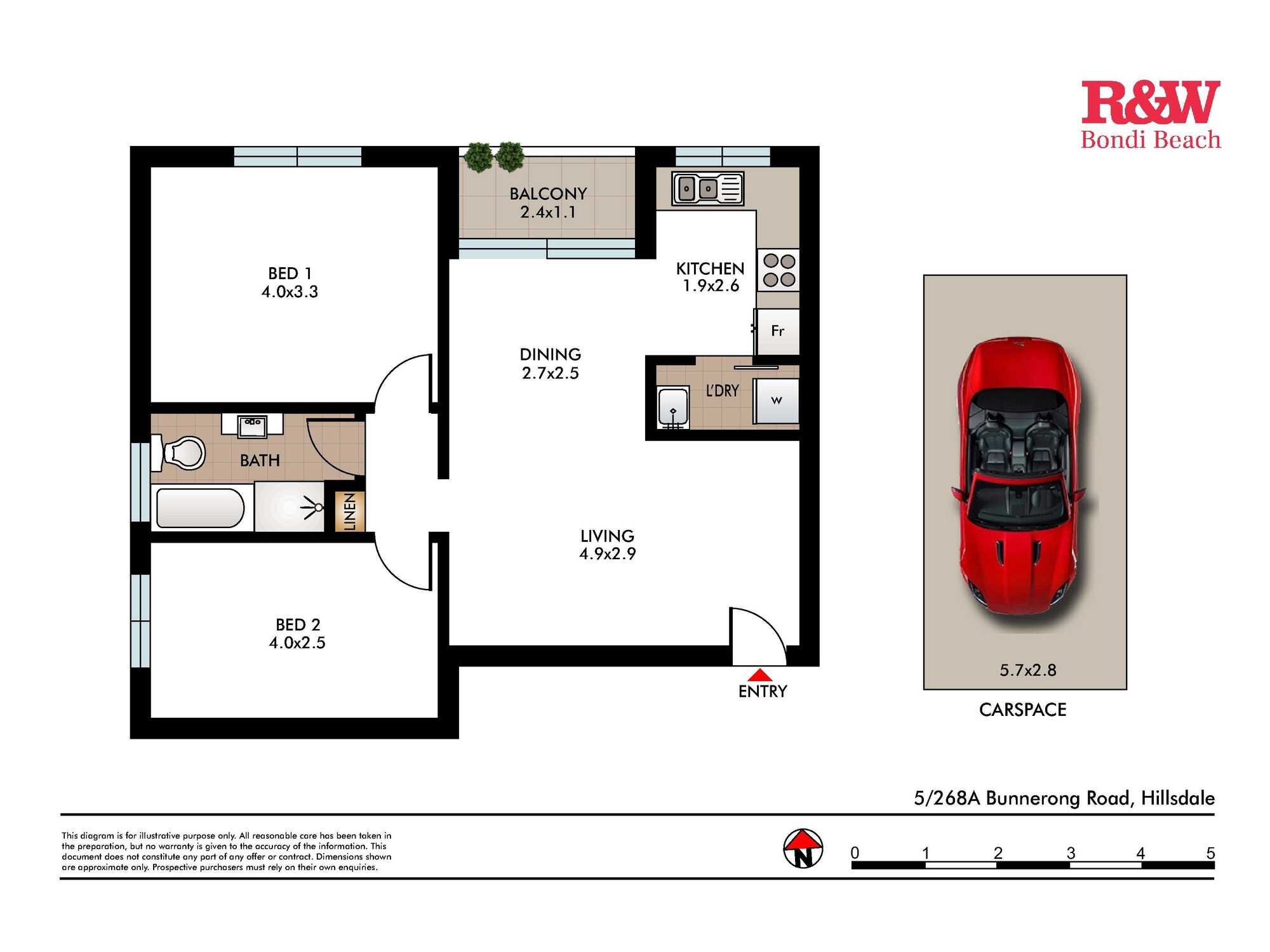 5/268A Bunnerong Road Hillsdale