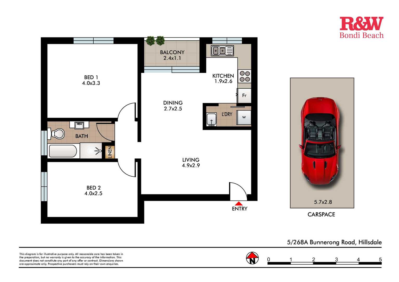 5/268A Bunnerong Road Hillsdale