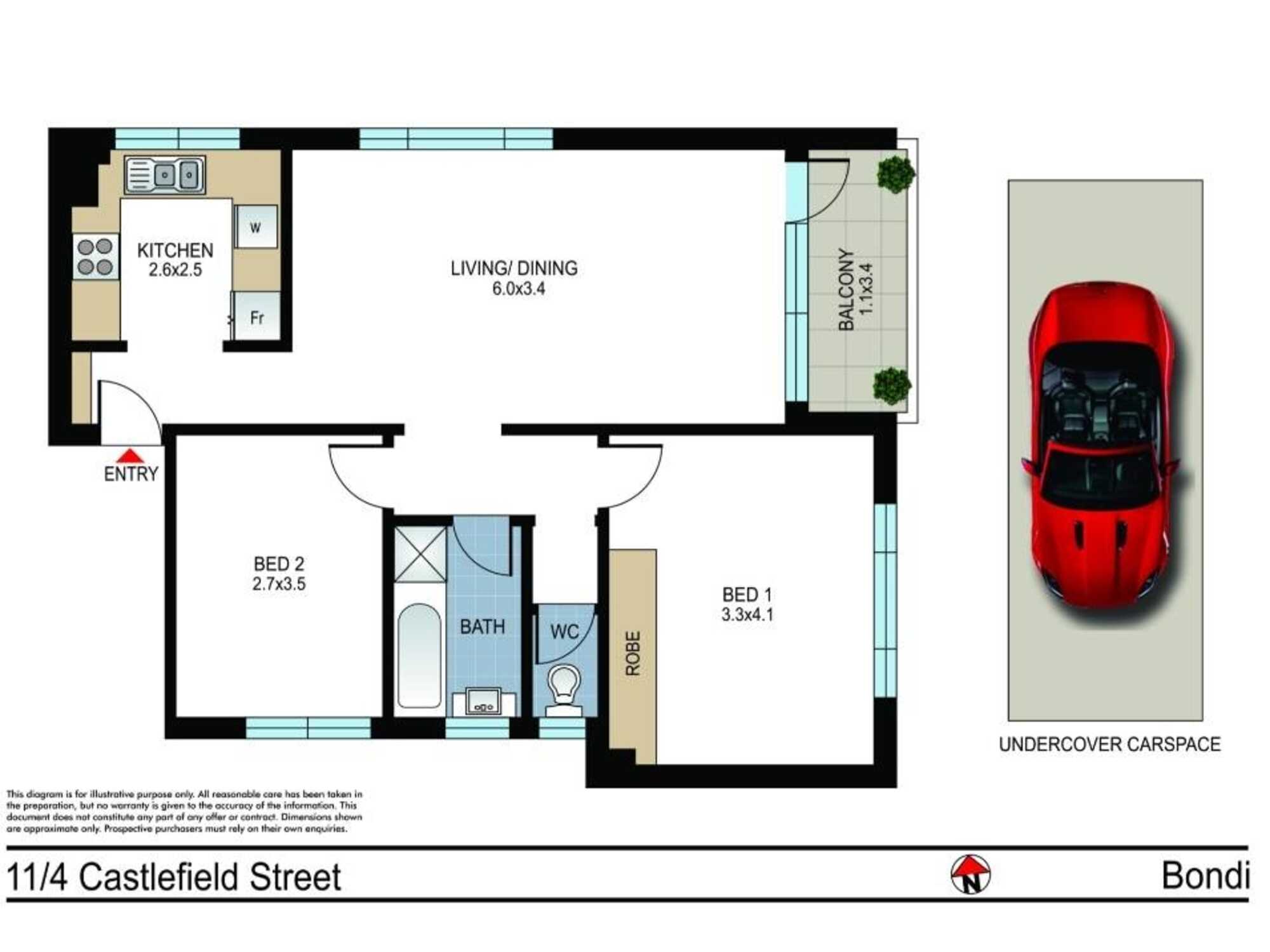 11/4 Castlefield Street Bondi 11/4 Castlefield Street Bondi