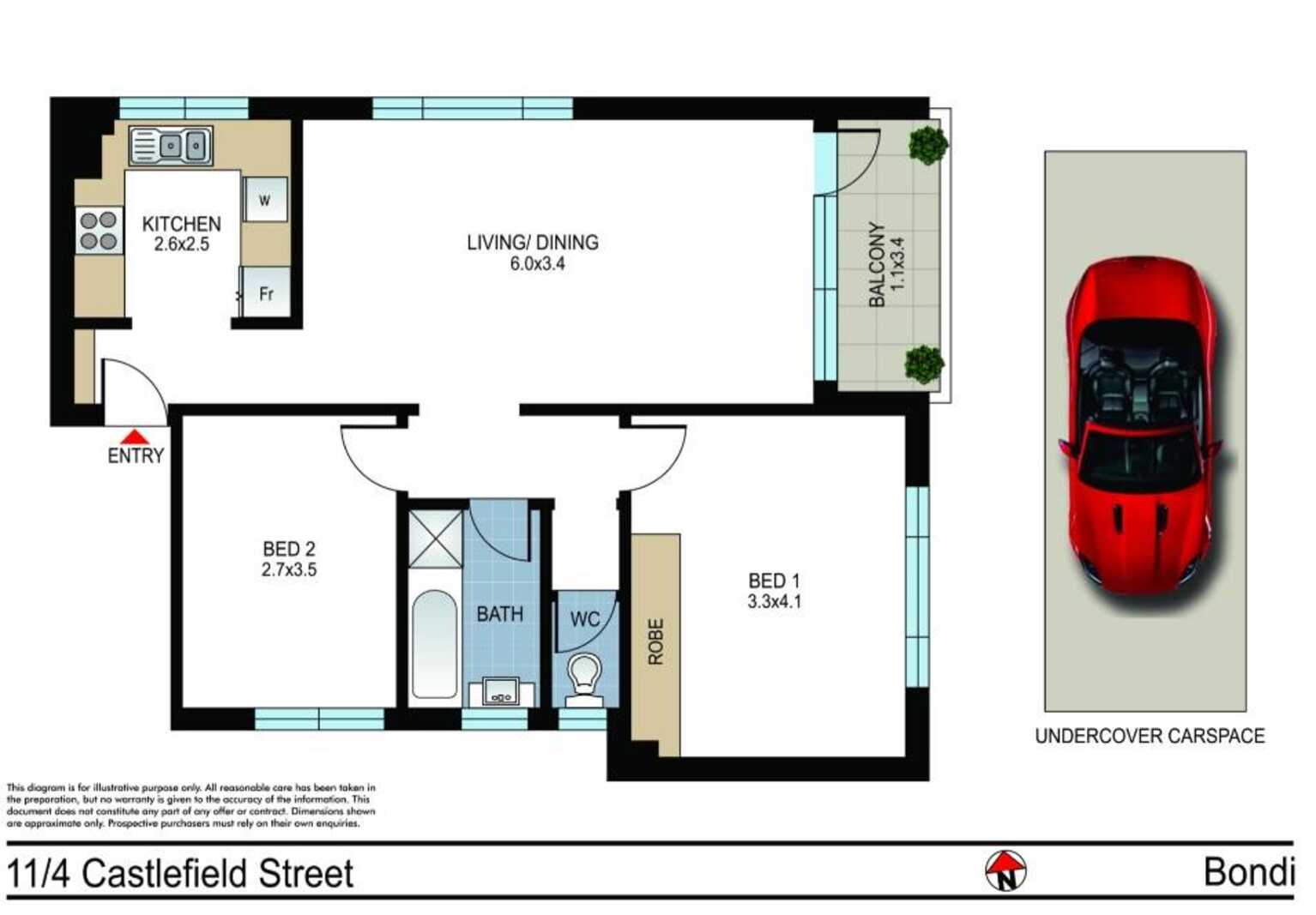 11/4 Castlefield Street Bondi 11/4 Castlefield Street Bondi