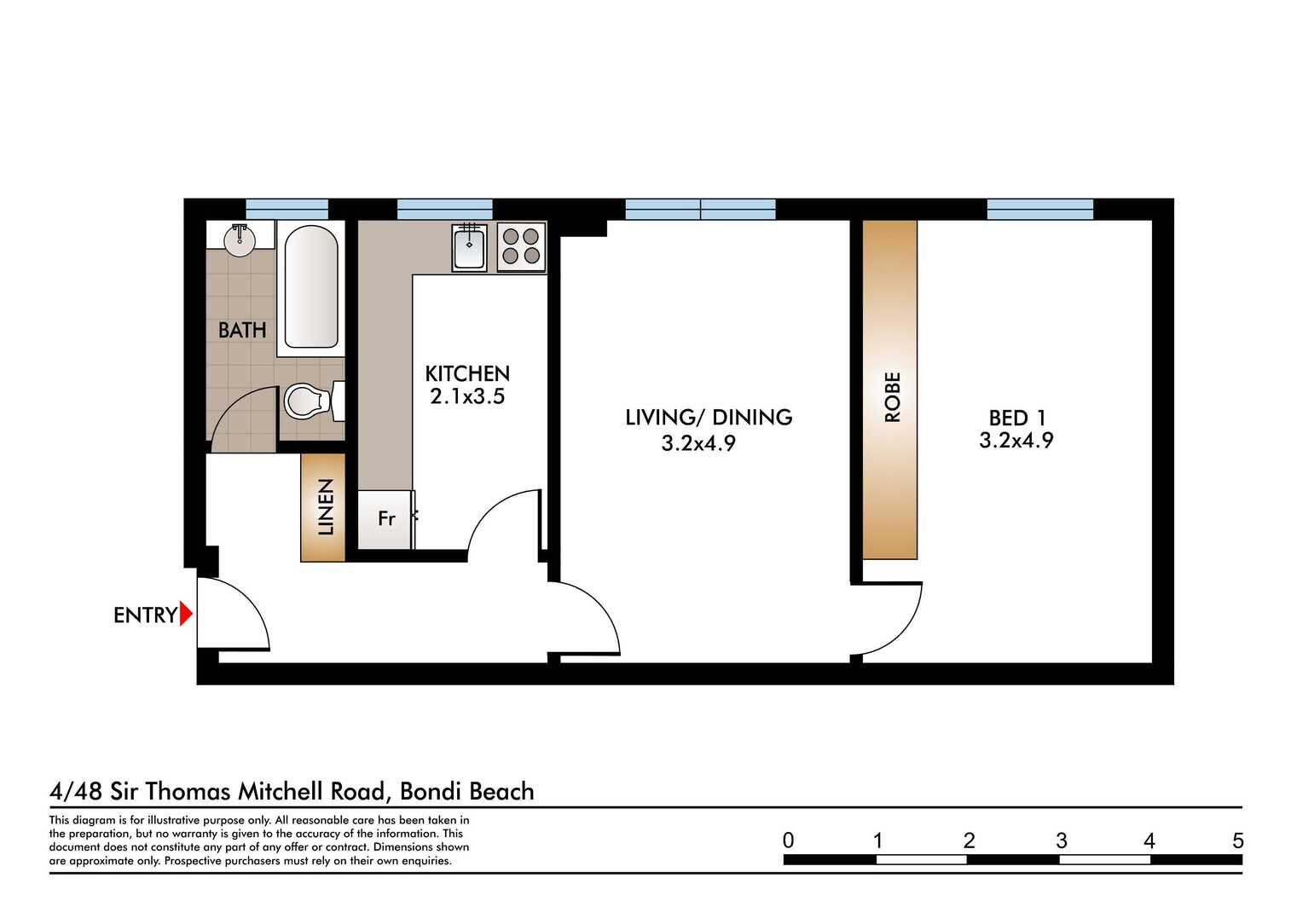 4/48 Sir Thomas Mitchell Road Bondi Beach