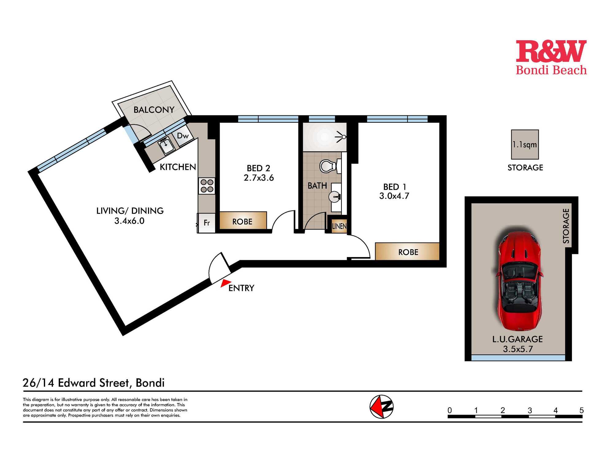 26/14 Edward Street Bondi Beach