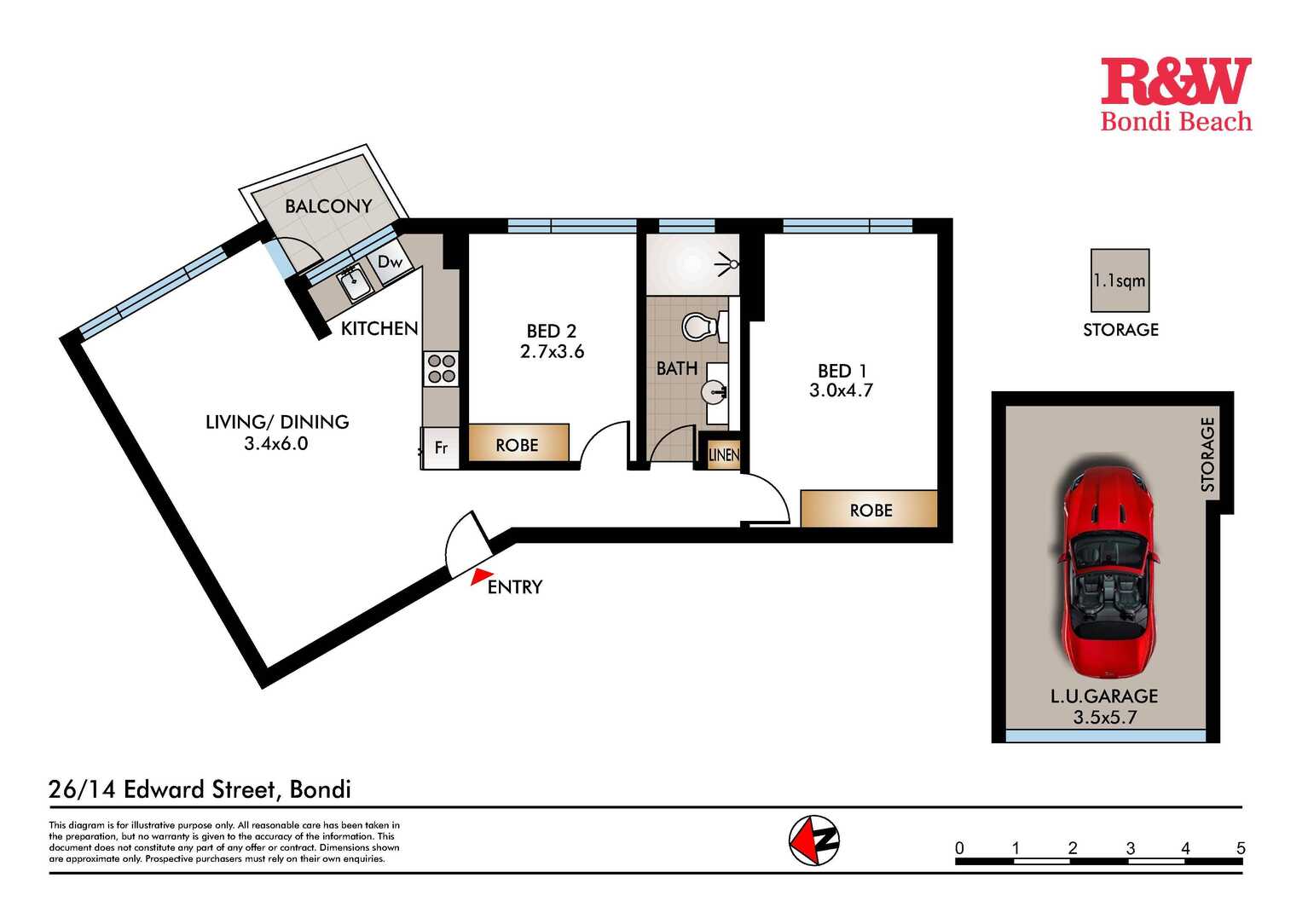 26/14 Edward Street Bondi Beach