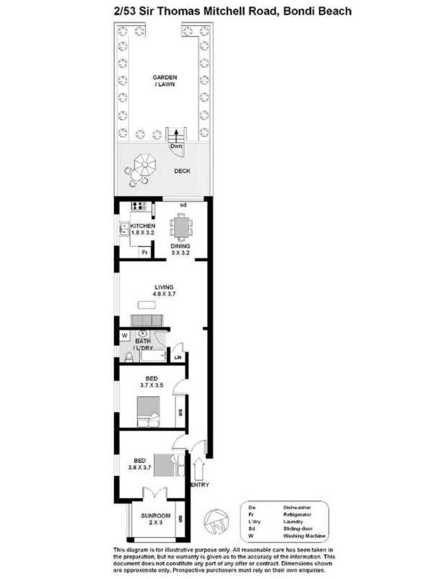 2/53 Sir Thomas Mitchell Road Bondi Beach