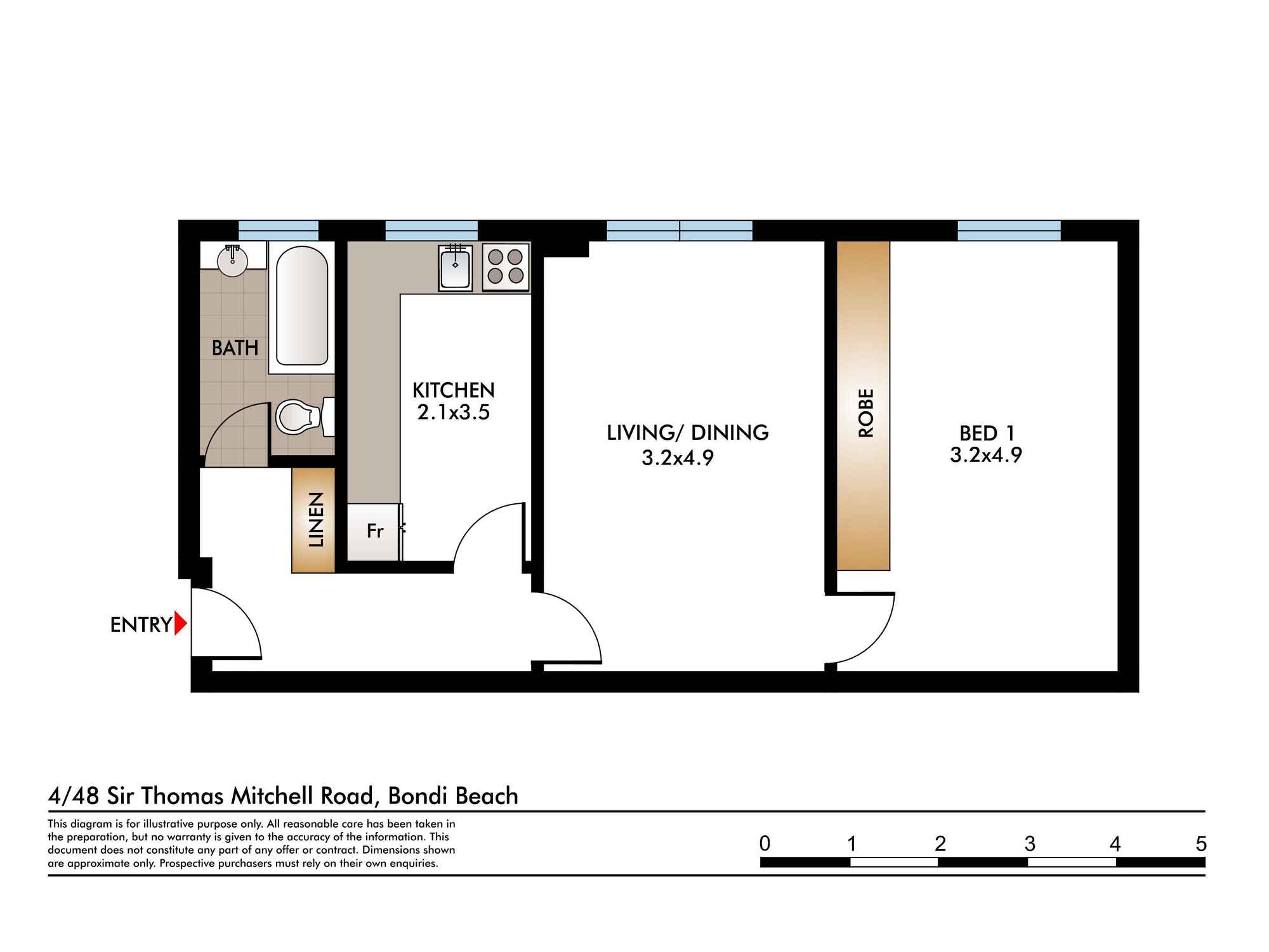 4/48 Sir Thomas Mitchell Road Bondi Beach