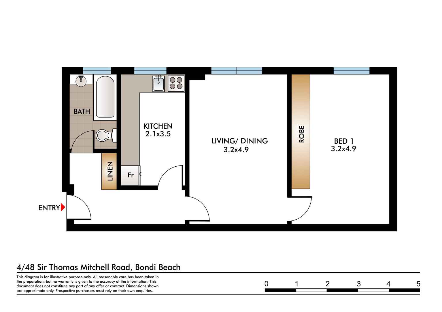 4/48 Sir Thomas Mitchell Road Bondi Beach